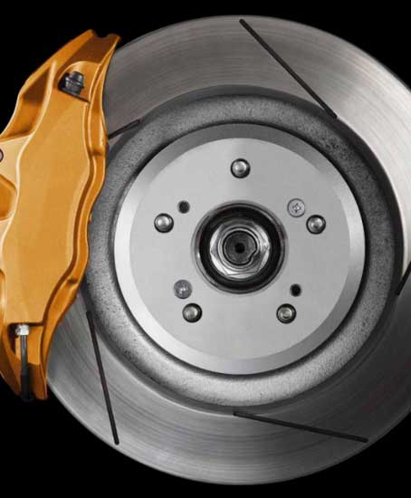 Brake disc and caliper